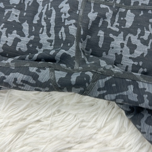 Lululemon Wunder Train High-Rise Tight 25" Print Heathered PU Black Asphalt Grey - Picture 3 of 6